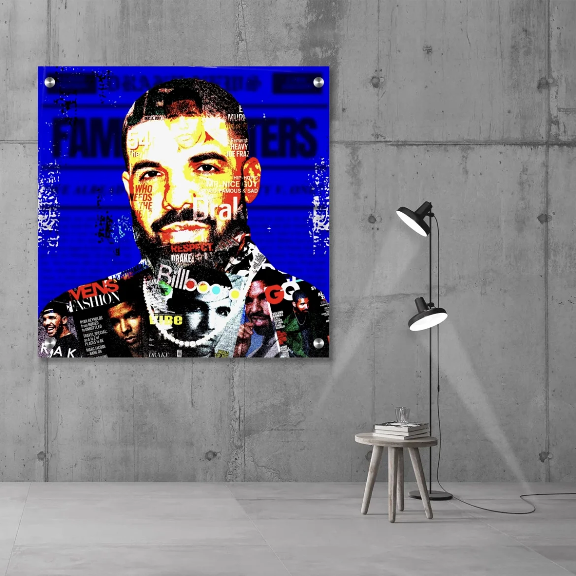 Commission custom acrylic pop art for your hotel — one-of-a-kind pieces by Chaos with Colors